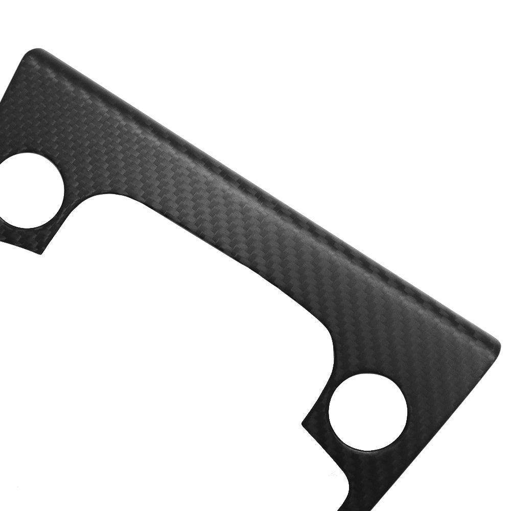 For Hyundai Kona N Kona N Line 2021+ Console Gear Shifter Knob Panel Dry Carbon Fiber Interior Accessories