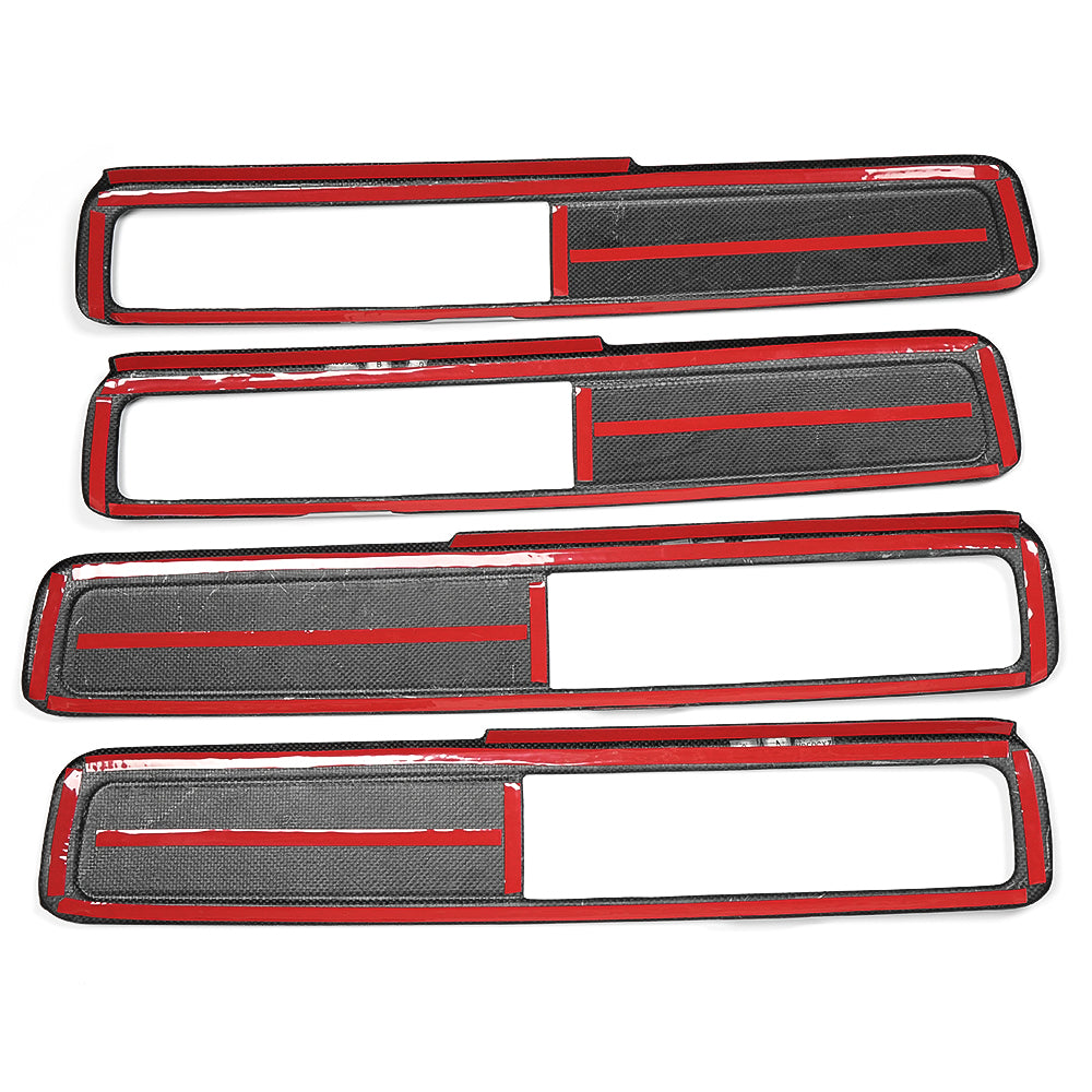 Real Carbon Fiber Inner Door Handle Cover Trim For Mercedes Benz G Class G500 G63 W463A W464 AMG 2019-2025