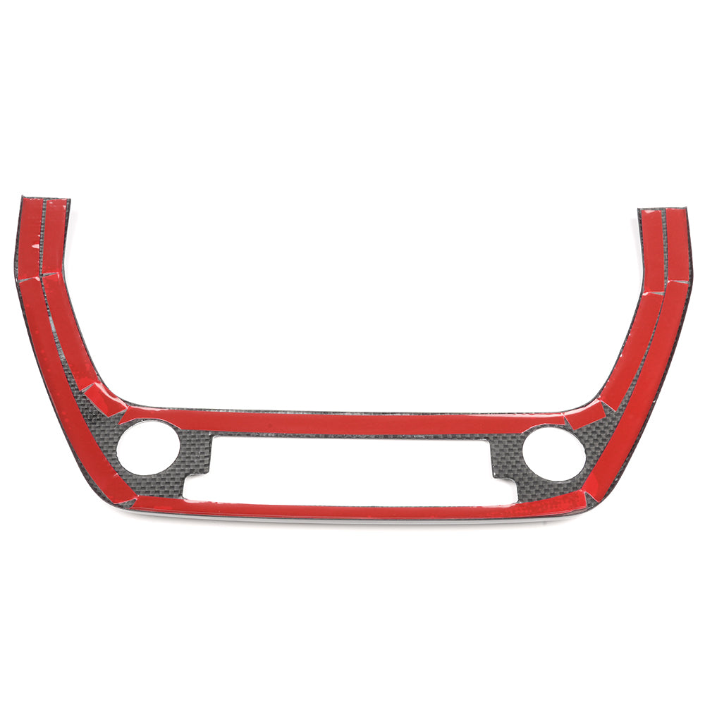 Real Carbon Fiber Center Console AC Control Panel Trim For Toyota GR Corolla GZEA14 2023 2024 2025