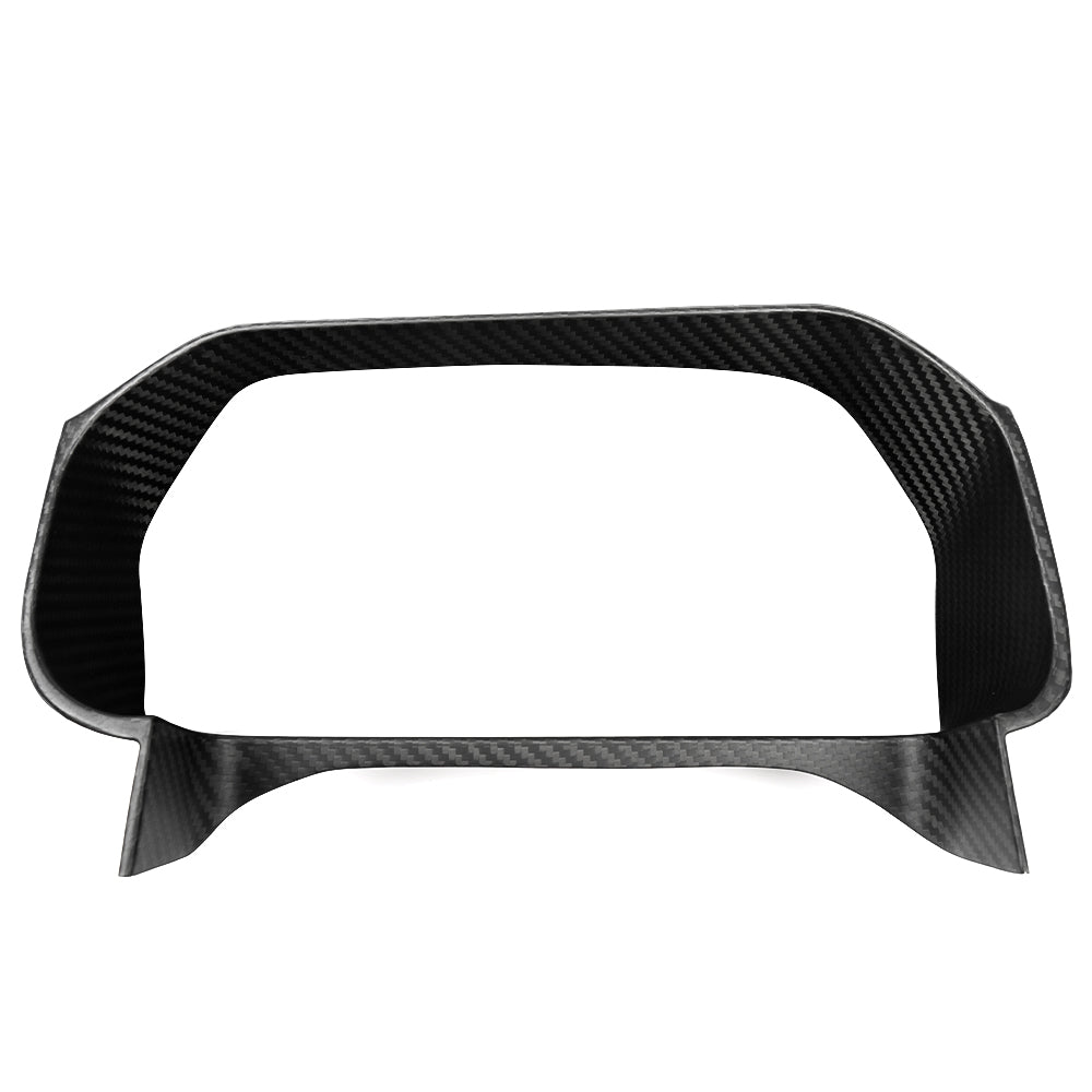 Dry Carbon Fiber Dashboard Cover Trim For Ford Bronco Raptor Outer Banks Badlands 2021-2025, Instrument Cluster Bezel