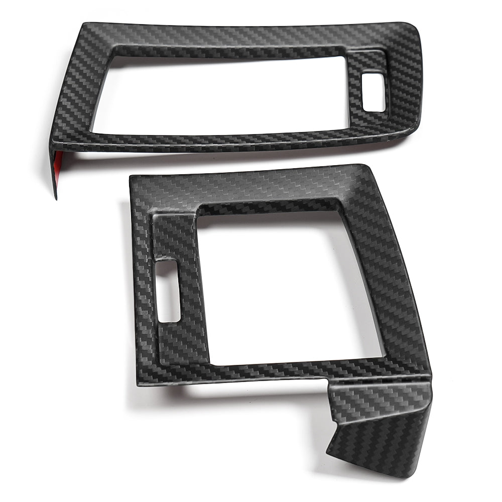 Real Dry Carbon Fiber Dashboard Side Air Conditioning Vent Outlet Cver Trim for Lexus LC500 LC500h Coupe Concertible 2018 2019 2020 2021 2022 2023, Not for 2024+