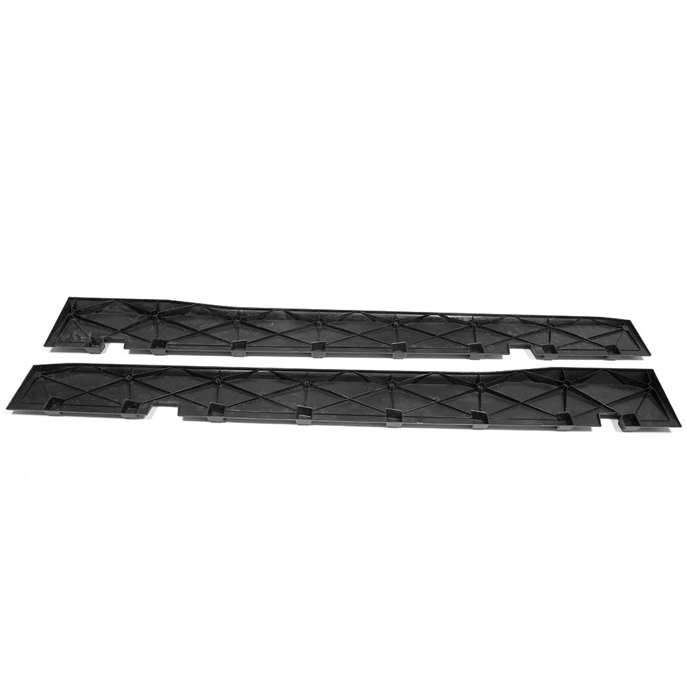 RTR Style Side Skirts, ABS Plastic Side Skirts Extension Splitter Lip For Ford Mustang S650 Dark Horse GT 2024 2025