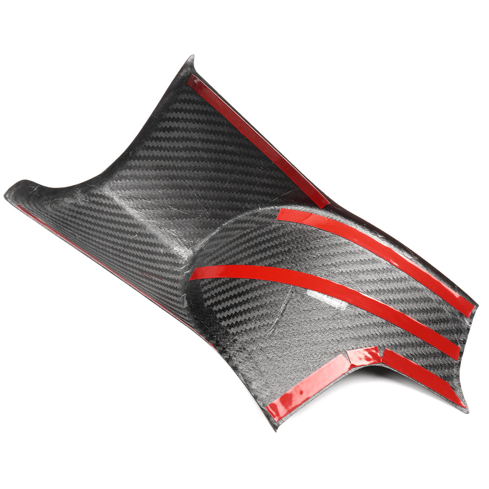 Dry Carbon Fiber Driver Side Air Vent Lower Part Trim For Toyota GR Corolla Hatchback GZEA14 2023 2024 2025, Left Lower Dashboard Side Panel Cover