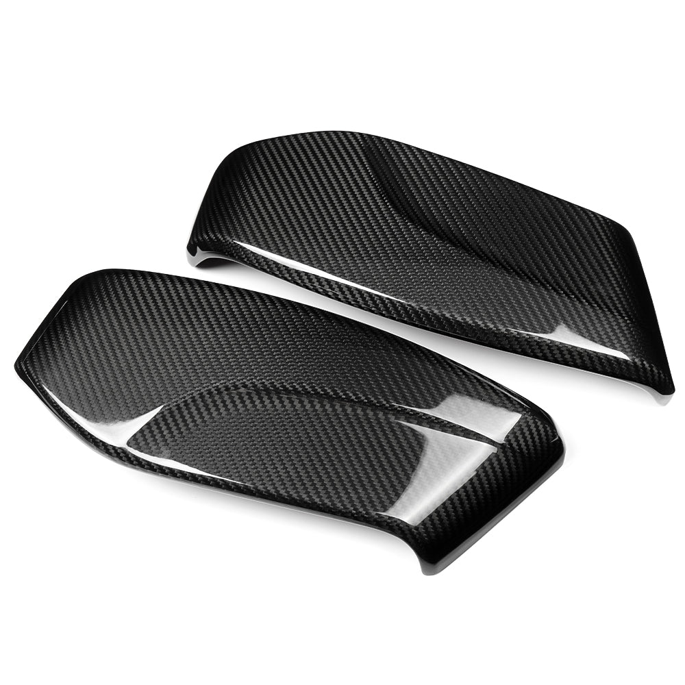 Dry Carbon Fiber Seat Belt Side Cover Trim For Corvette C8 Z51 Z06 Stingray Coupe Convertible 2020 - 2025