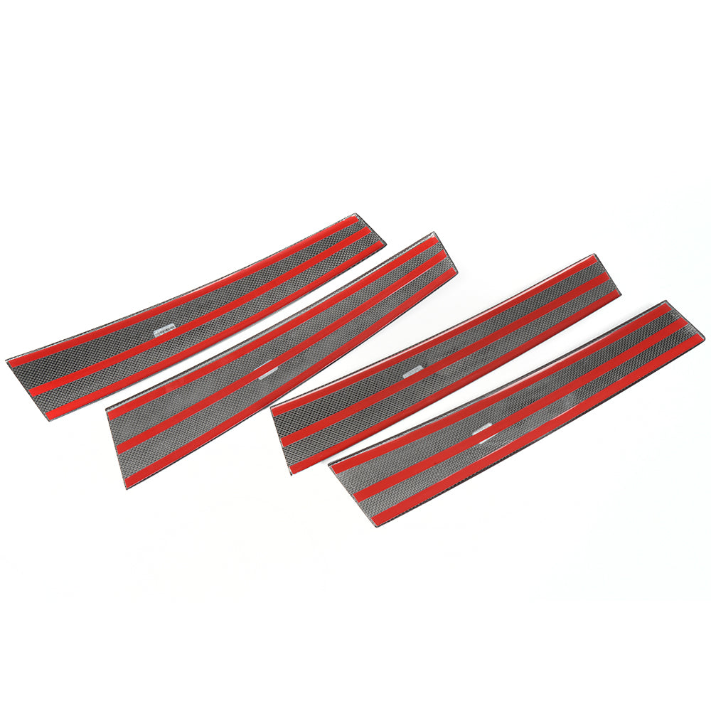 Dry Carbon Fiber B Pillar Post Panel Trims For Toyota GR Corolla Hatchback GZEA14 2023 2024 2025, Exterior Windshield Decor