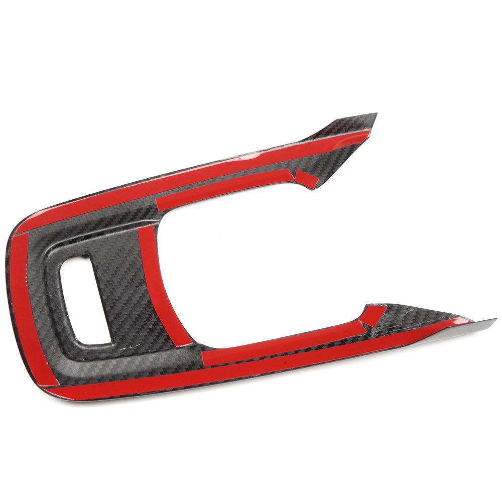 Real Dry Carbon Fiber MT Gear Shift Panel Cover Trim For Toyota GR Corolla GZEA14 2023 2024 2025
