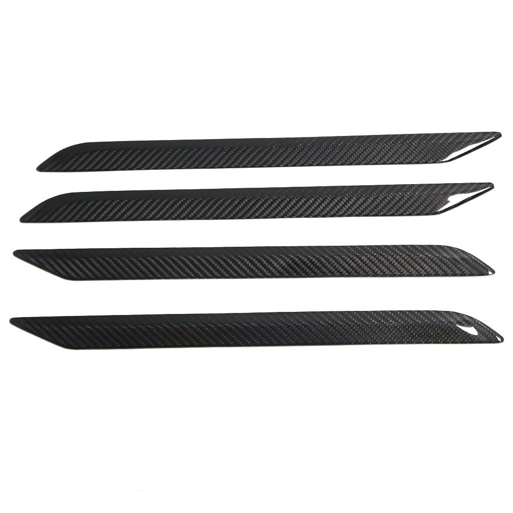 Real Carbon Fiber Door Inner Handle Side Trim For Dodge Ram 1500 TRX Rebel Laramie 2019-2023