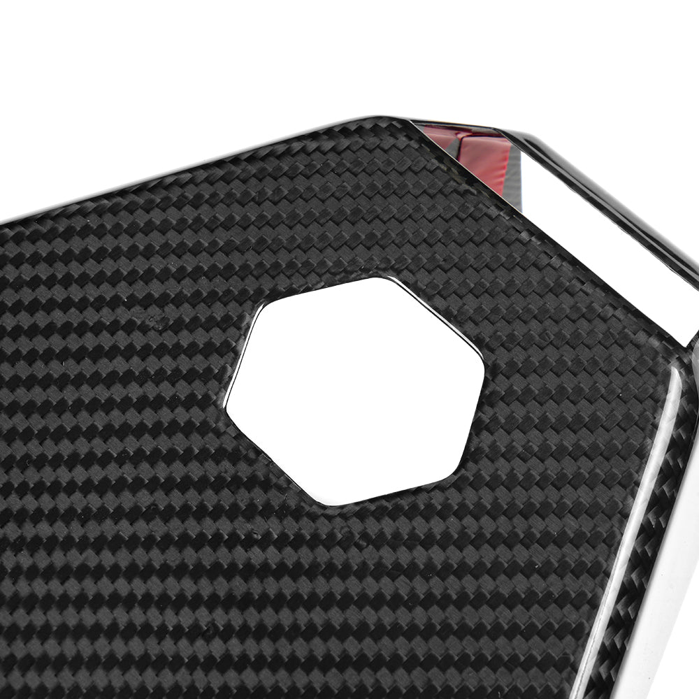 Dry Carbon Fiber Warning Light Cover Trim For Tesla Cybertruck 2024 2025, Interior Trim, Cabin Camera Cover Panel
