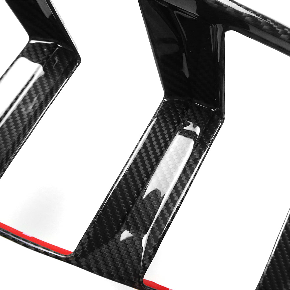 For Ford Mustang S650 Dark Horse GT Ecoboost 2024+ Tail Light Lamp Frame Cover Dry Carbon Fiber