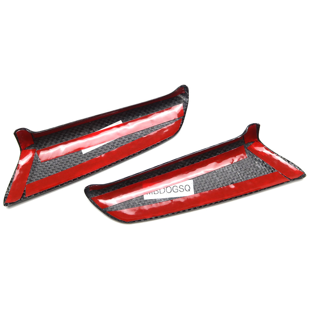 For Porsche 911 Carrera Targa Turbo 992 2020+ Inner Door Handle Grab Decor Dry Carbon Fiber Car Accessories