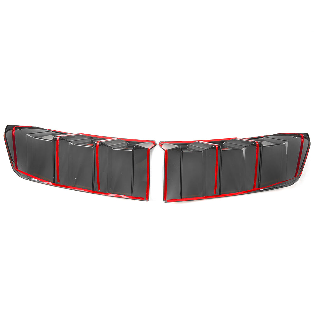 ABS Plastic Tail Light Cover Trim For Ford Mustang GT S650 Dark Horse Ecoboost 2024 2025, Rear Lamp Protector