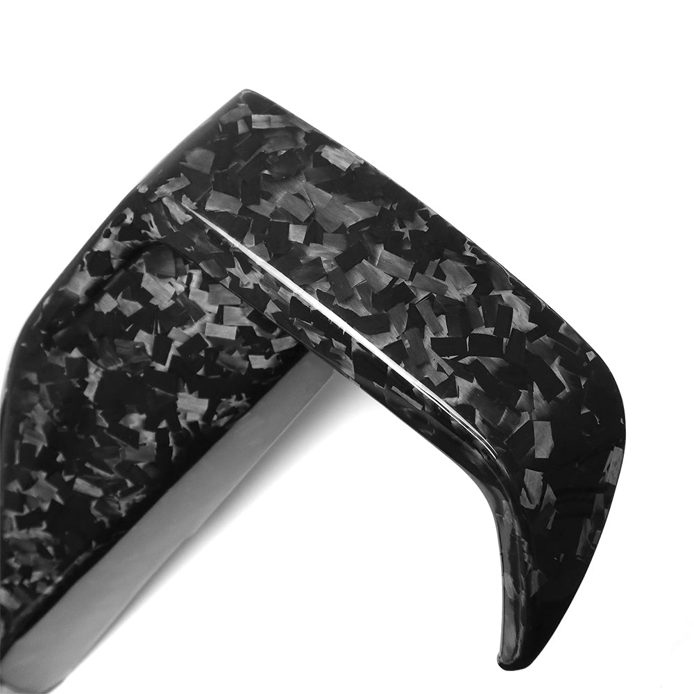 For Mustang S650 GT Front Bumper Side Air Vent Trims Cover Dry Carbon Fiber