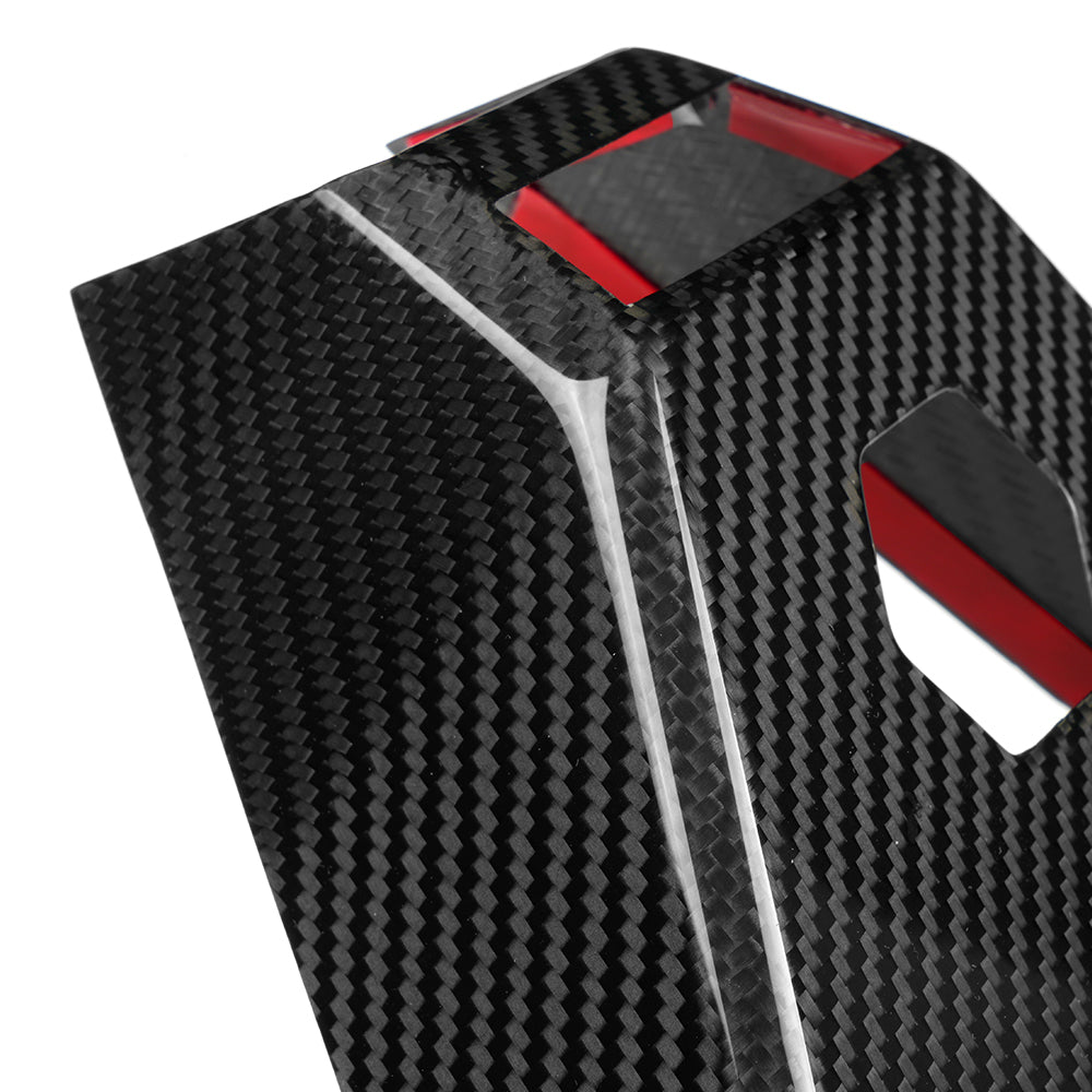 Dry Carbon Fiber Warning Light Cover Trim For Tesla Cybertruck 2024 2025, Interior Trim, Cabin Camera Cover Panel