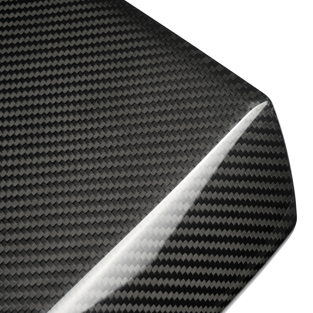 Real Carbon Fiber Center Console Armrest Cover Trim For Tesla Cybertruck 2024 2025