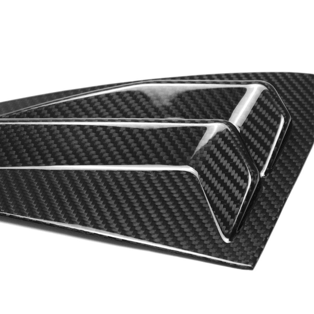 For Hyundai Kona N Kona N Line 2018-2023 Side Window Rear Quarter Cover Real Carbon Fiber Exterior Accessories