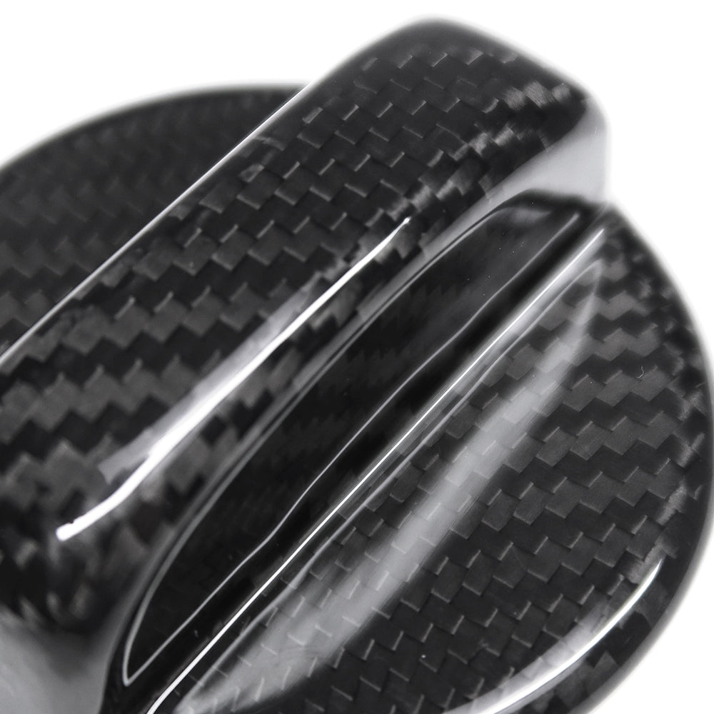 Real Carbon Fiber Fuel Tank Gas Filler Cover For Lexus IS300 350 500 F Sport 2021-2024