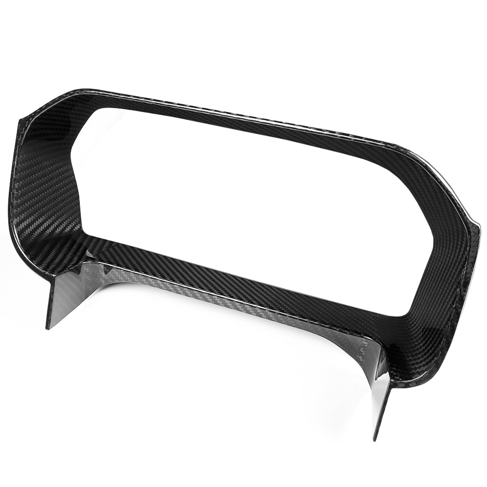 Dry Carbon Fiber Dashboard Cover Trim For Ford Bronco Raptor Outer Banks Badlands 2021-2025, Instrument Cluster Bezel
