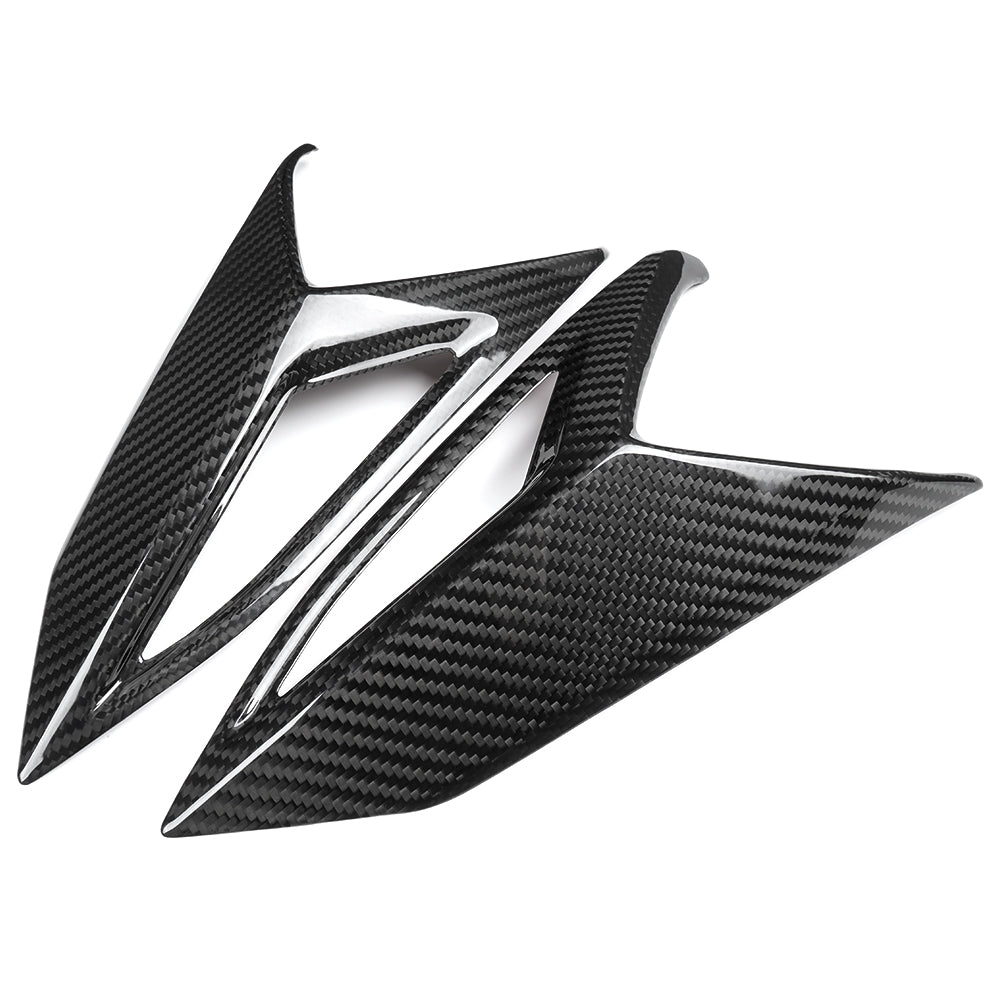 Dry Carbon Fiber Rear Light Lamp Trim For Corvette C8 Z06 Z51 ZR1 E-Ray 2020-2025, Tail Brake Light Cover