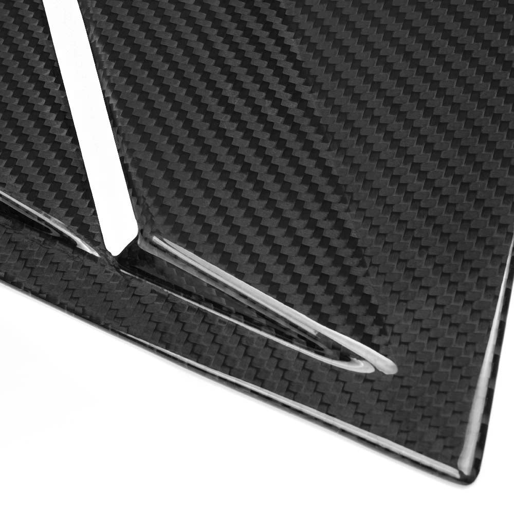 Real Dry Carbon Fiber Rear Window Louvers Trim For Toyota GR Corolla GZEA14 2023 2024 2025, Rear Side Window Shutters Cover Panel