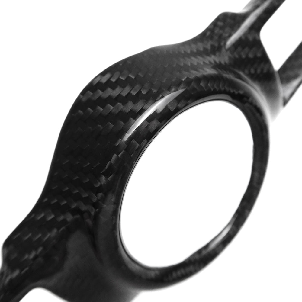 Real Carbon Fiber Dash Air Vent Trim Clock Cover Interior Accessories For Lexus IS 300 350 500 F Sport 2021-2024