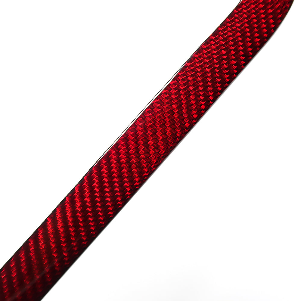 For Chevrolet Corvette C8 Stingray Convertible Coupe Z51 Z06 2020-2023 Red Air Condition Outlet Vent Strip Trim Real Carbon Fiber