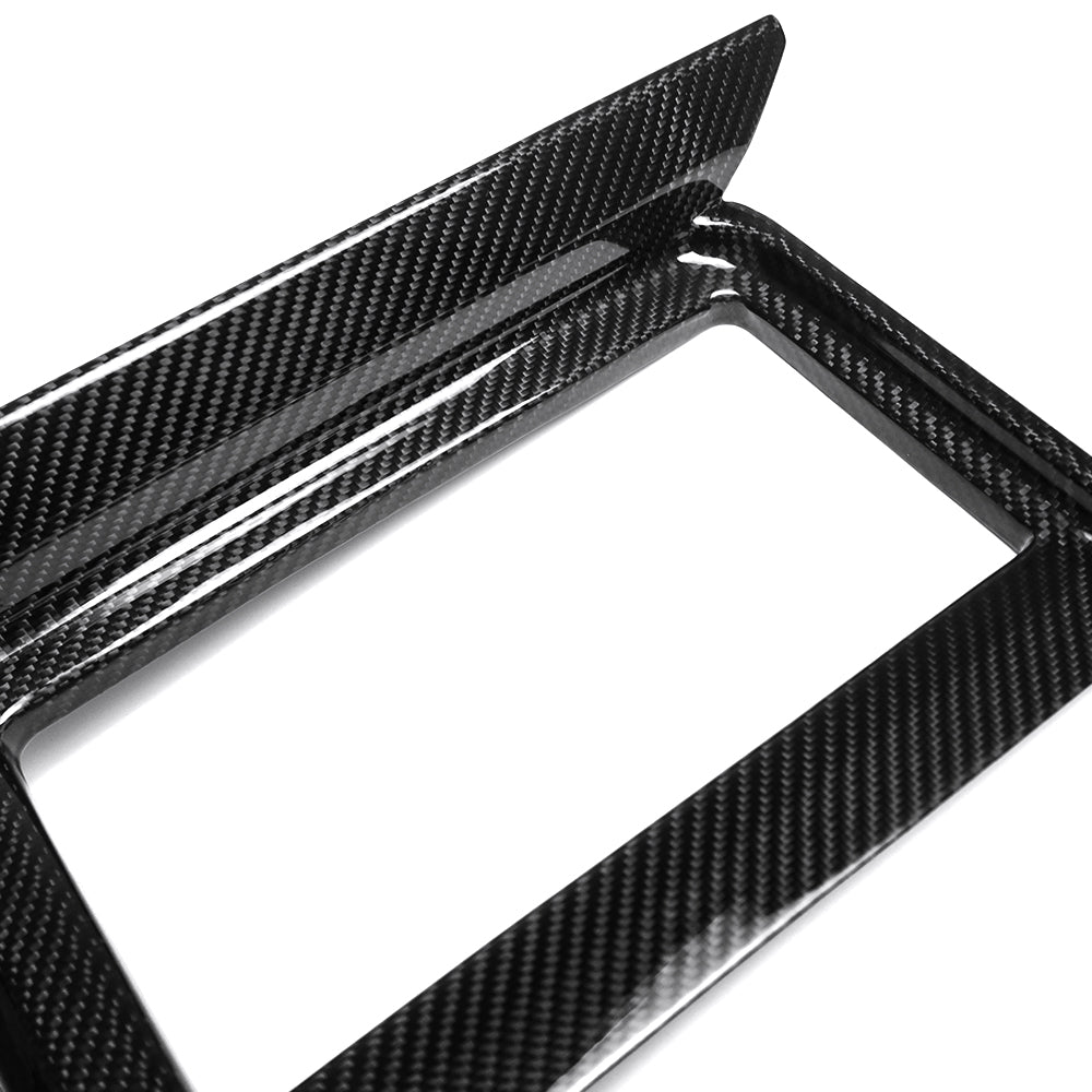 Real Carbon Fiber Center Console Panel Cover Sticker For Dodge Ram TRX Bighorn Longhorn Limited Laramie Rebel 2019+