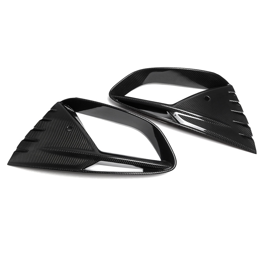Prepreg Dry Carbon Fiber Front Bumper Side Vent Trim For Lotus Emira I4 V6 2022 2023 2024 2025