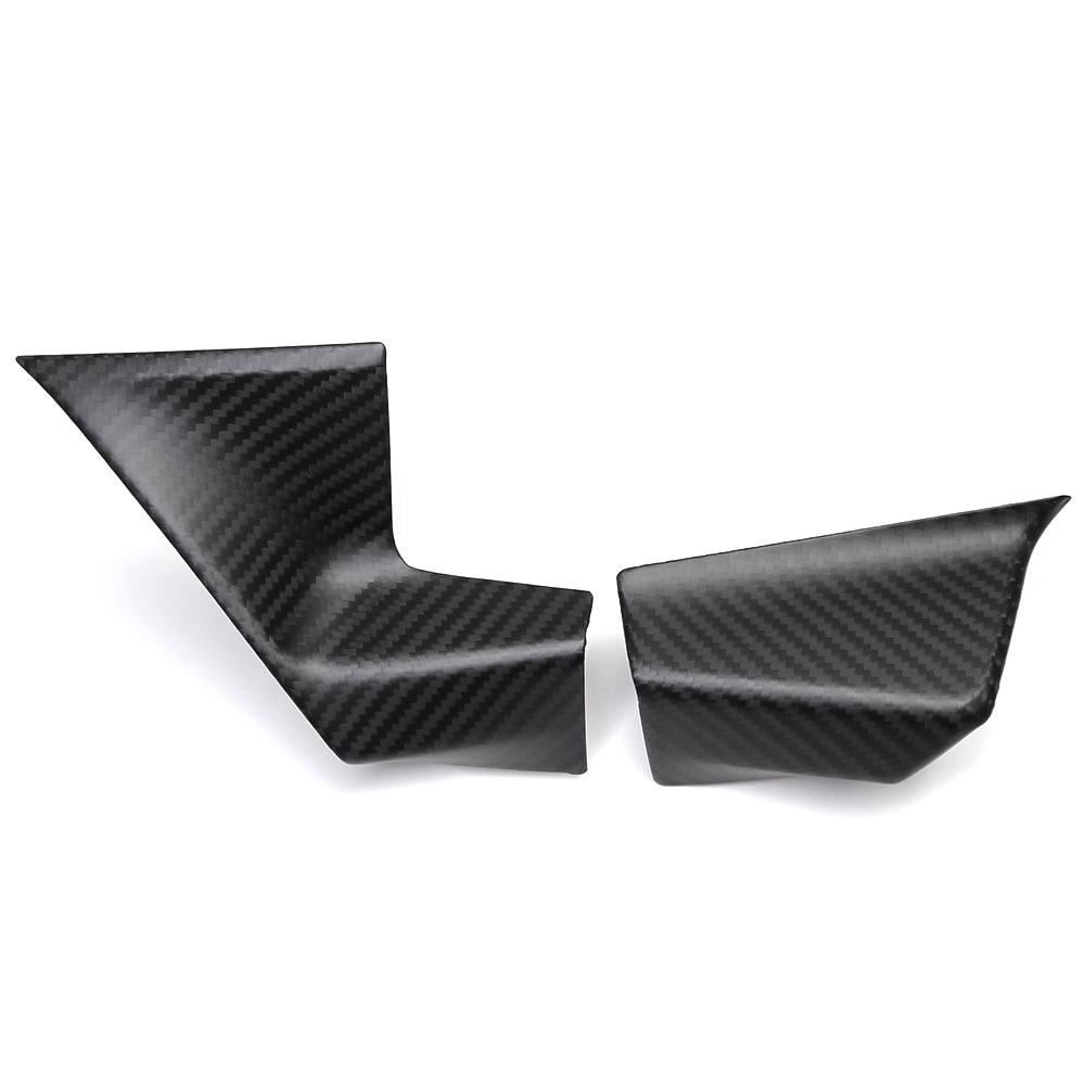 Genuine Dry Carbon Fiber Console Display Screen Lower Trim Panels For BMW 3 Series G20 G21 M2 M340i 2023 2024 2025