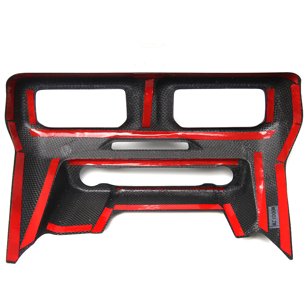 For Mustang S650 GT Dark horse EcoBoost Center Console AC Vent Cover Real Carbon Fiber