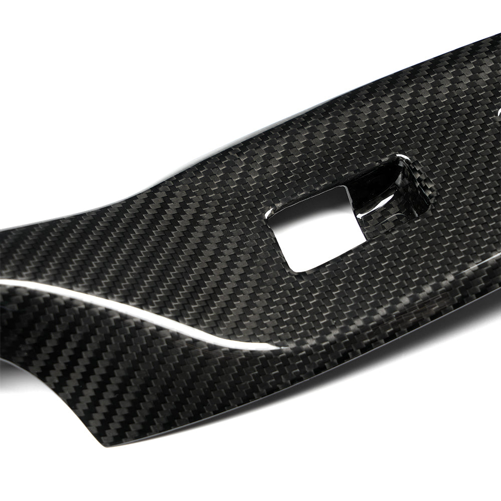Real Carbon Fiber Window Lift Switch Panel Cover For Mazda MX-5 RF ND Miata Roadster 2016-2024