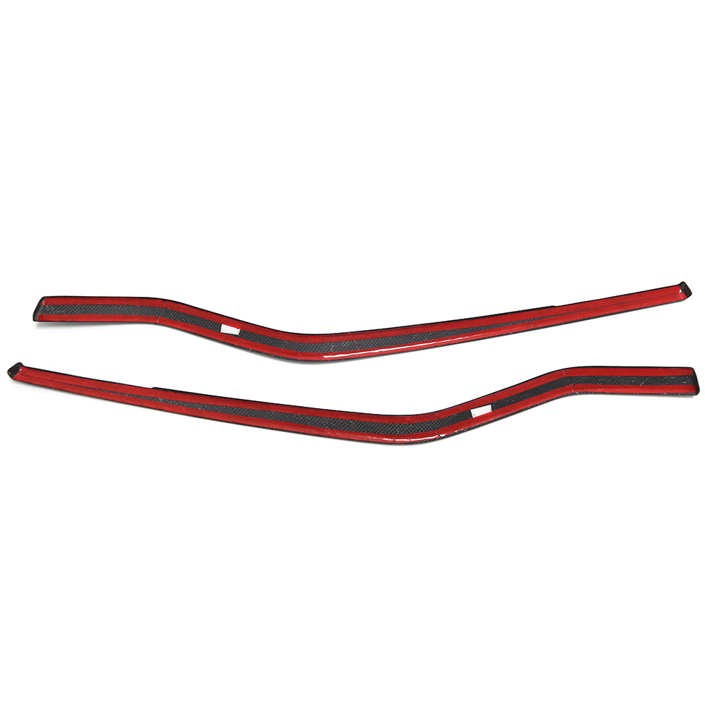 Car Inner Door Armrest Lower Trim Strips For Lotus Emira I4 V6 2022 2023 2024 2025, Dry Carbon Fiber Trim Accessories