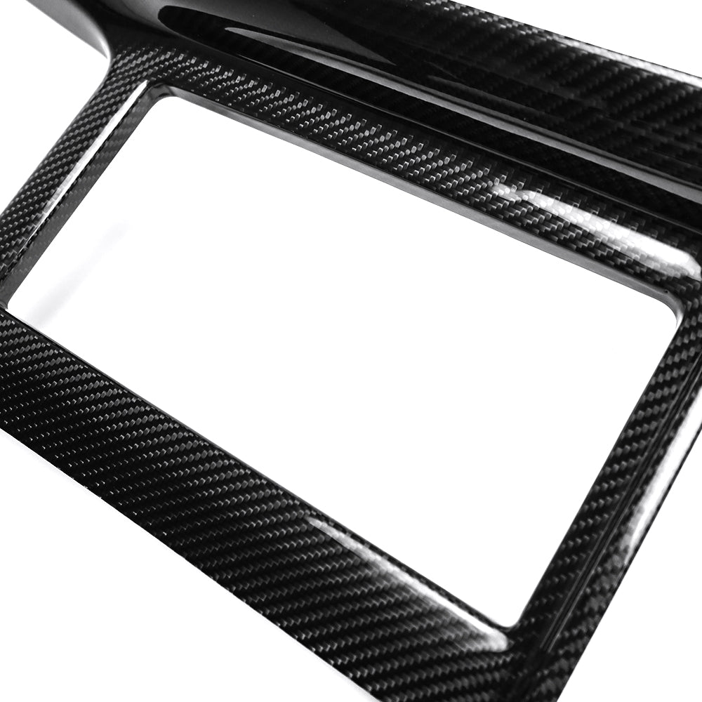 Real Carbon Fiber Center Console Panel Cover Sticker For Dodge Ram TRX Bighorn Longhorn Limited Laramie Rebel 2019+