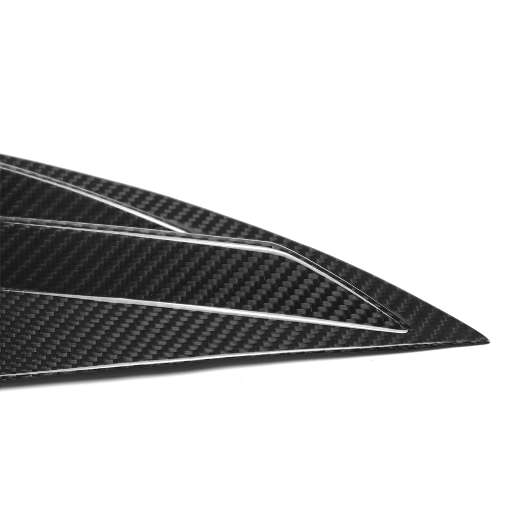 For Hyundai Kona N Kona N Line 2018-2023 Side Window Rear Quarter Cover Real Carbon Fiber Exterior Accessories