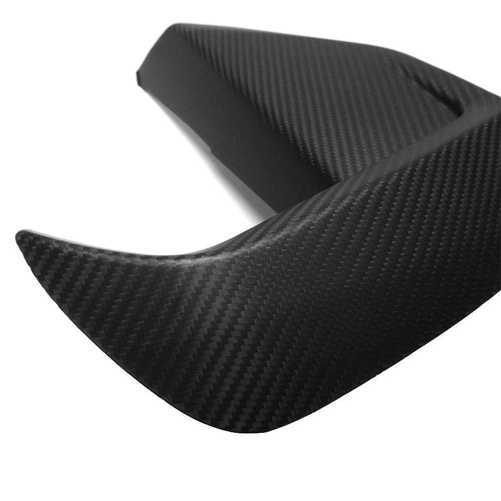 For Mustang S650 GT Front Bumper Side Air Vent Trims Cover Dry Carbon Fiber