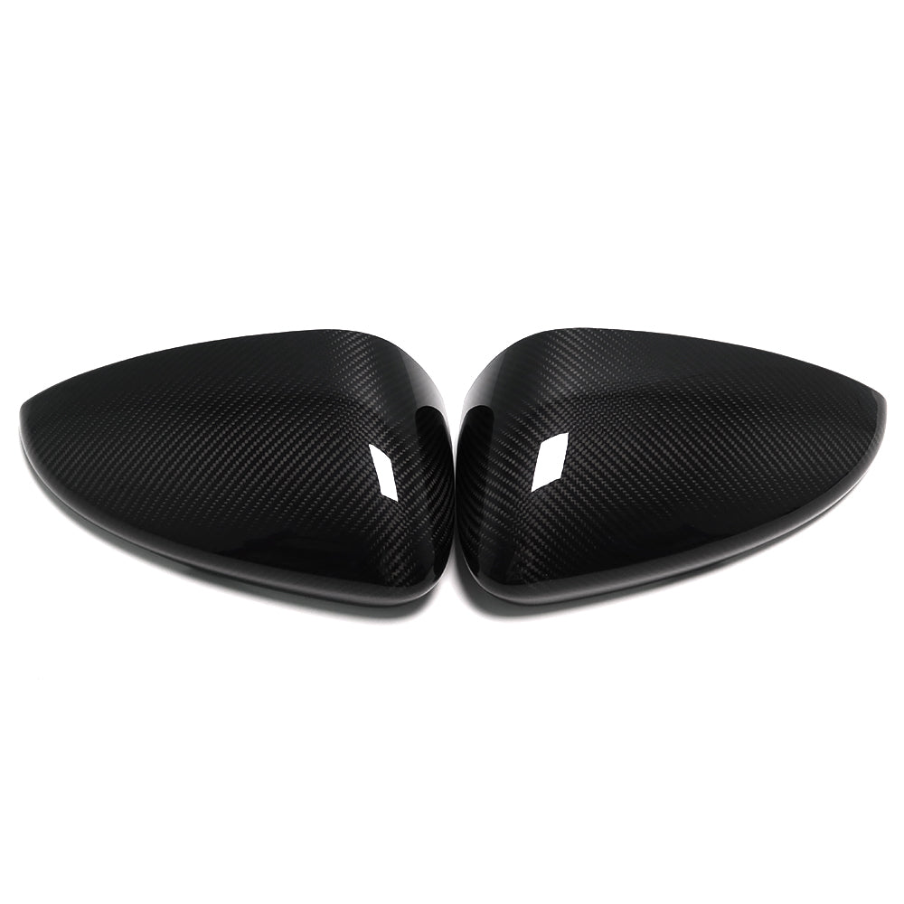 Real Dry Carbon Fiber Rearview Mirror Cover Trim For Lotus Emira V6 I4 GT4 Coupe HTC 2022 2023 2024 2025