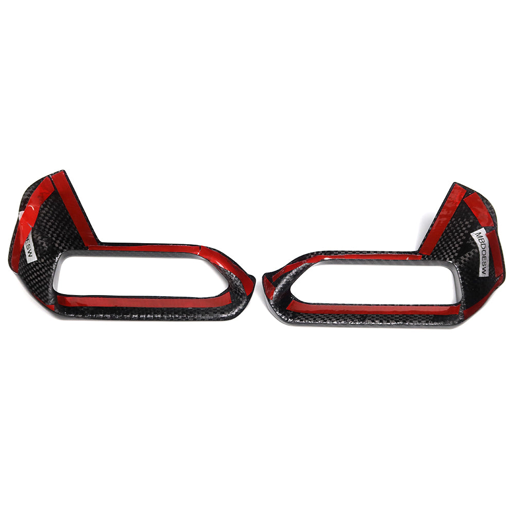 Dry Carbon Fiber Dashboard Side Air Vent Trim Cover For Lotus Emira V6 I4 Sports 2022 2023 2024 2025