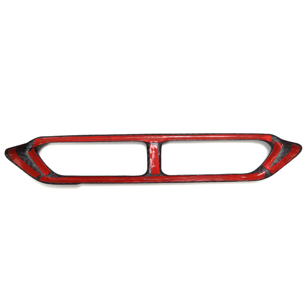 Center Console Air Outlet Cover Panel For Lotus Emira I4 V6 GT4 2022 2023 2024 2025, Dry Carbon Fiber Interior Trim