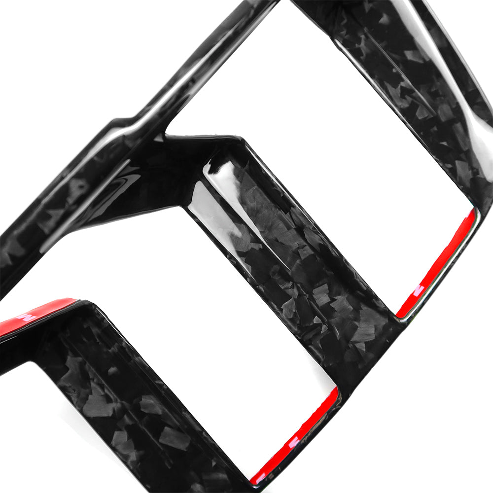 For Ford Mustang S650 Dark Horse GT Ecoboost 2024+ Tail Light Lamp Frame Cover Dry Carbon Fiber