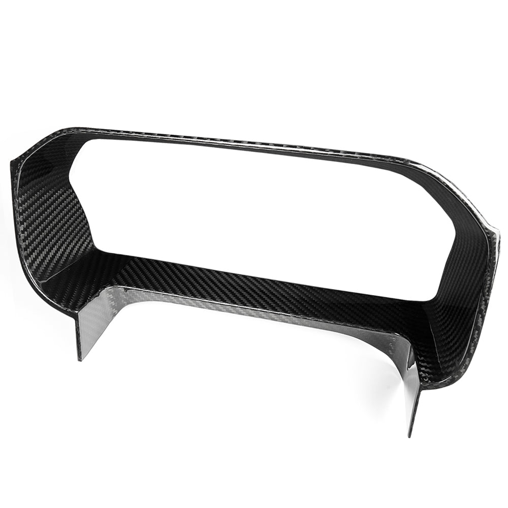 Dry Carbon Fiber Dashboard Cover Trim For Ford Bronco Raptor Outer Banks Badlands 2021-2025, Instrument Cluster Bezel