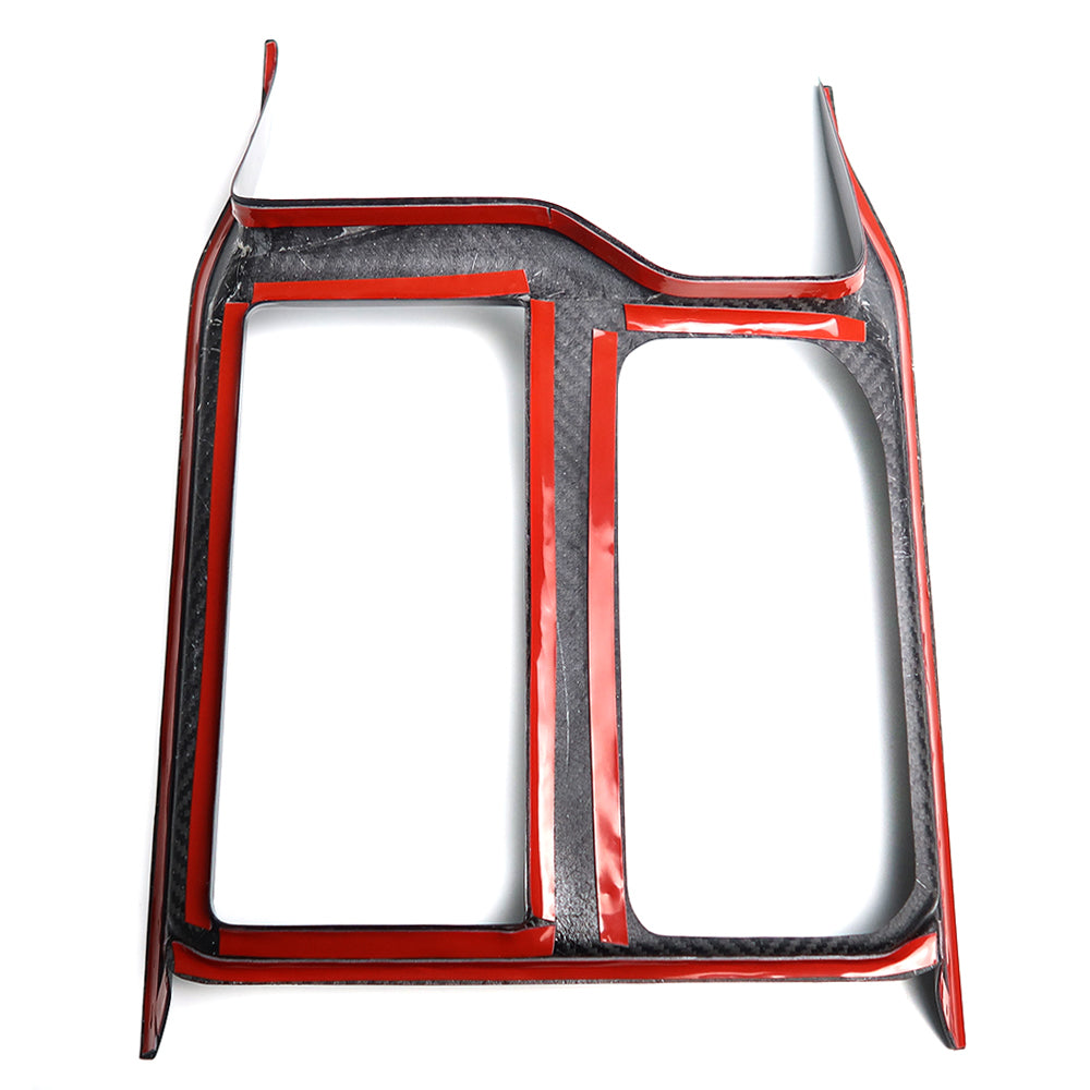 Real Carbon Fiber Center Console Panel Cover Sticker For Dodge Ram TRX Bighorn Longhorn Limited Laramie Rebel 2019+