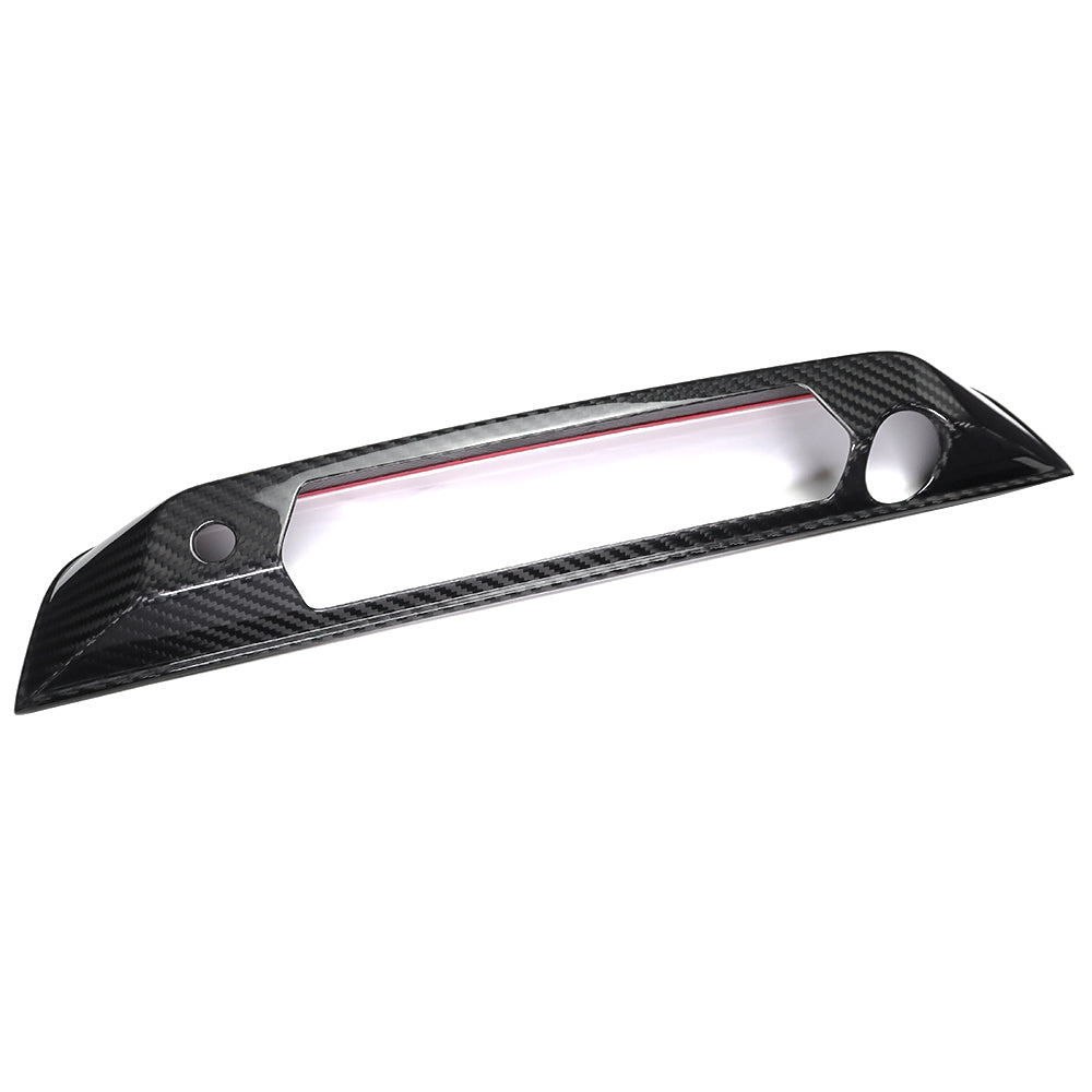 Real Carbon Fiber Roof Center Mount Brake Light Frame For Ram 1500 TRX 2021+