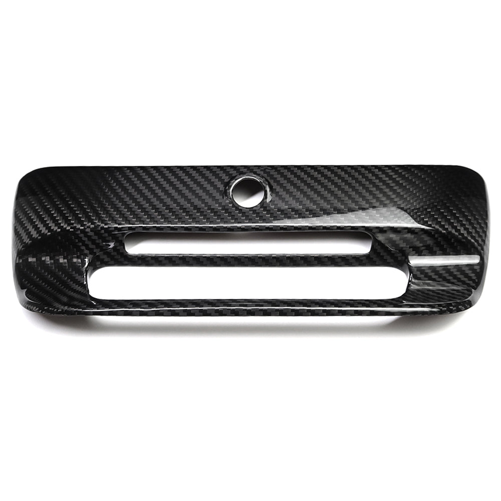 Real Carbon Fiber Rear Truck Tailgate Door Handle Cover For Ram 1500 TRX 2019+