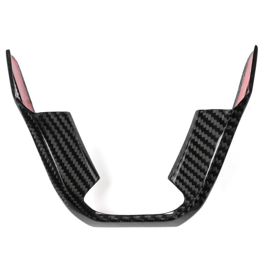 Dry Carbon Fiber Steering Wheel Cover Trim For Lotus Emira I4 V6 GT4 2022 2023 2024 2025