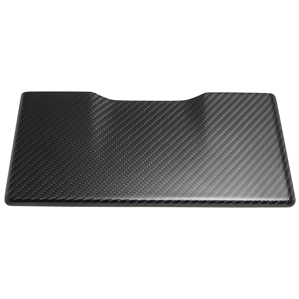 Real Carbon Fiber Center Cup Holder Panel Cover Interior Accessories For Dodge Ram 1500 TRX 2019-2023