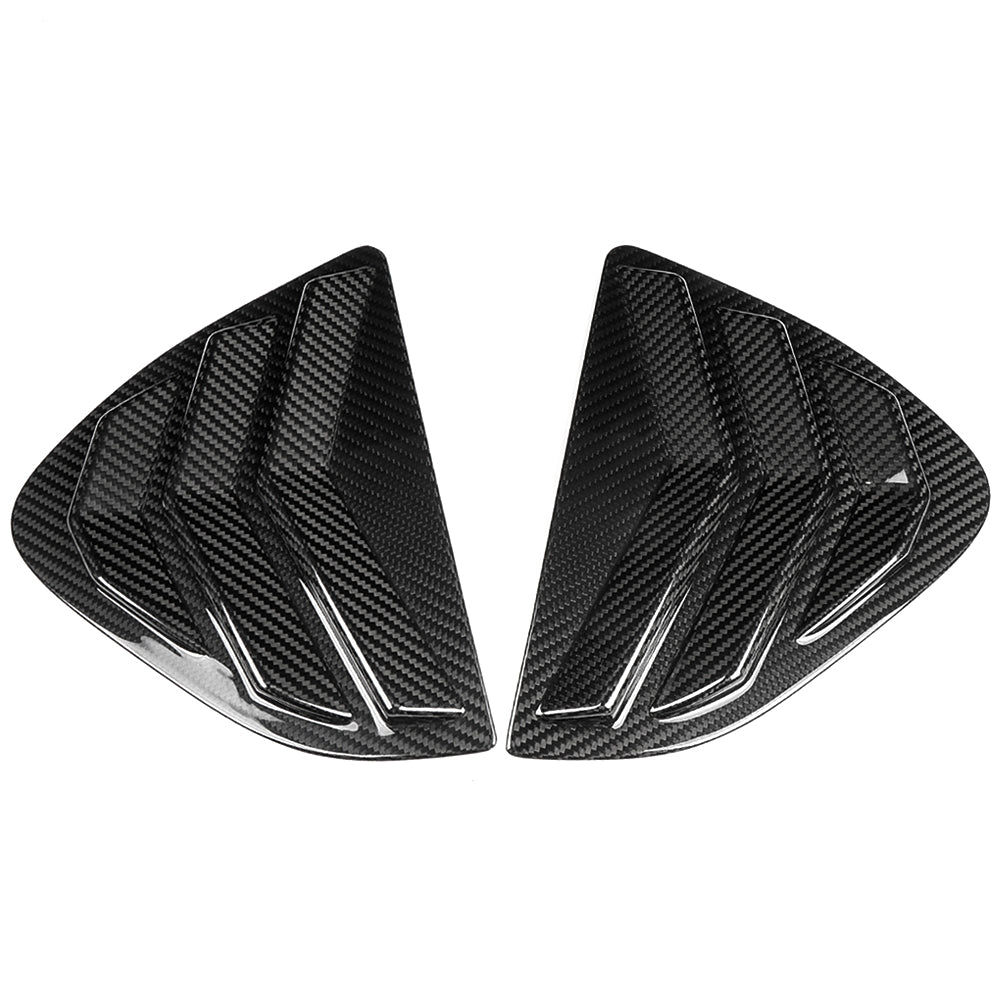 Dry Carbon Fiber Rear Window Louvers Trim For Lexus IS 300 350 500 F Sport 2021 -2025