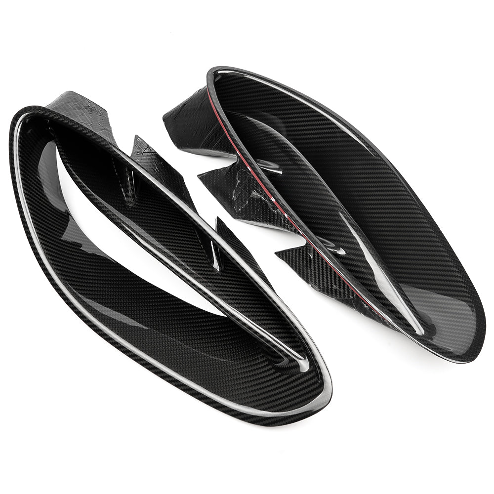Prepreg Dry Carbon Fiber Side Fender Vent Trim For Lotus Emira I4 V6 2022 2023 2024 2025, Exterior Trim