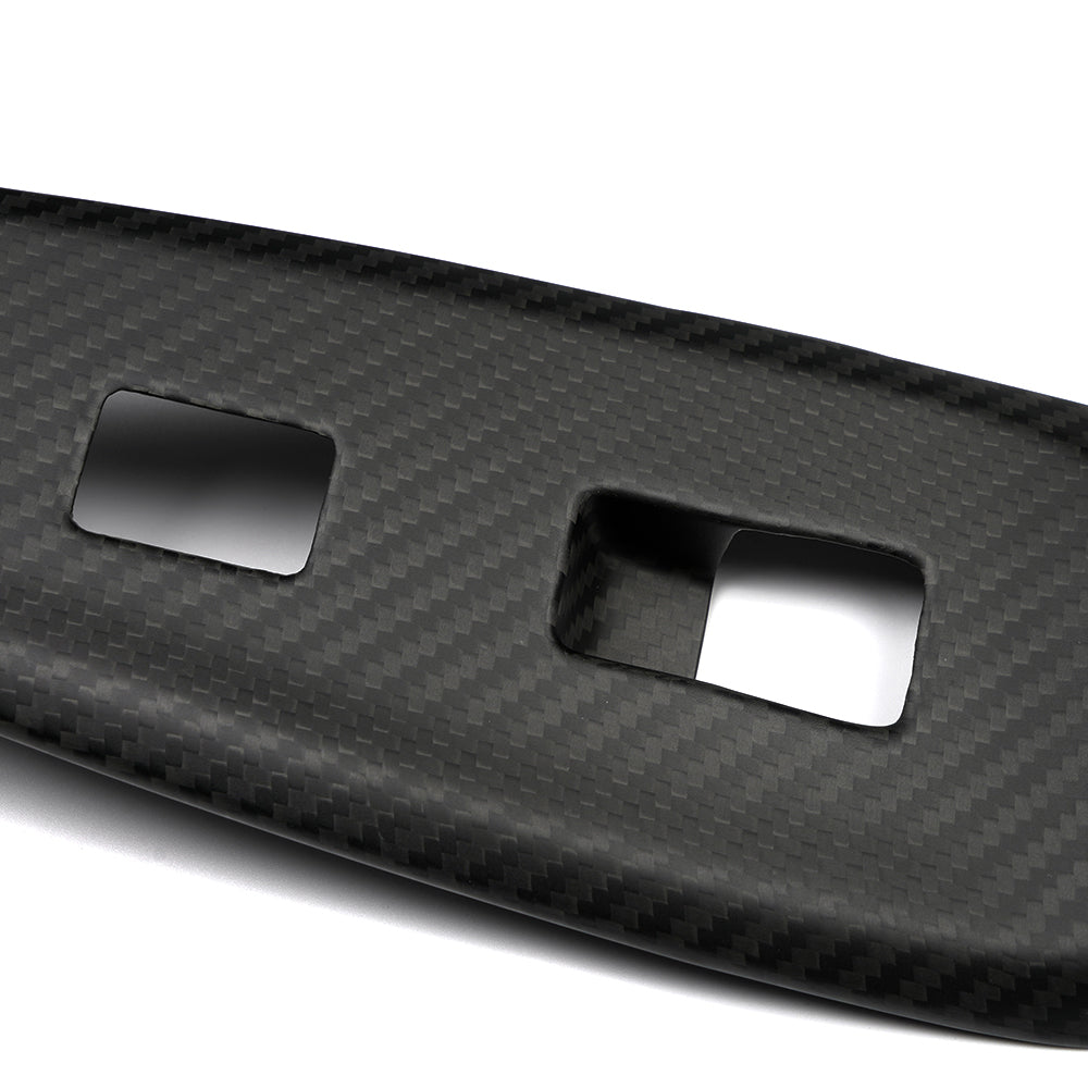 Real Carbon Fiber Window Lift Switch Panel Cover For Mazda MX-5 RF ND Miata Roadster 2016-2024