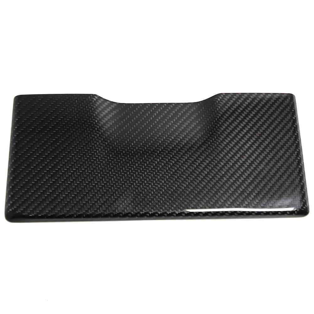 Real Carbon Fiber Center Cup Holder Panel Cover Interior Accessories For Dodge Ram 1500 TRX 2019-2023