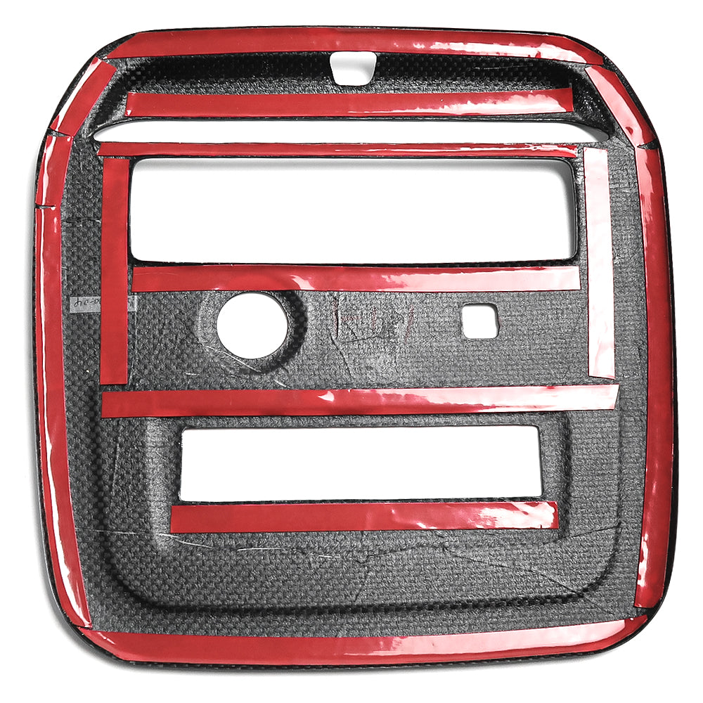 For Ford Bronco Raptor Wildtrak 2021-2024 Roof Reading Lamp Frame Dry Carbon Fiber Interior Accessories