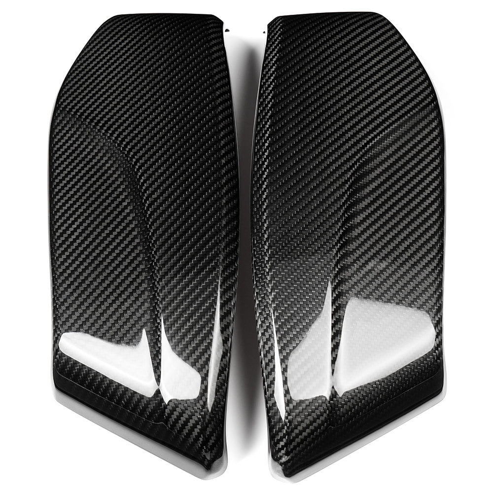 Dry Carbon Fiber Seat Belt Side Cover Trim For Corvette C8 Z51 Z06 Stingray Coupe Convertible 2020 - 2025